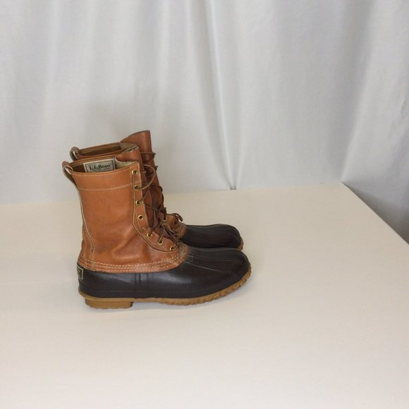 L.L Bean Brown Bean Duck Boots | 10